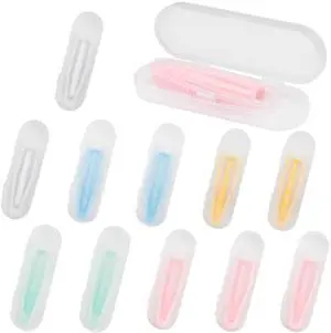 Portable Colorful Contact Lens Applicator & Remover Tool Set Soft-Tip Tweezer Kit with Case for Hard & Soft Lenses(12 Pack) Portable Colorful Contact Lens Applicator & Remover Tool Set Soft-Tip Tweezer Kit with Case for Hard & Soft Lenses(12 Pack)