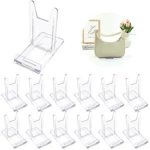 12 Sets of Adjustable Purse Display Stand Clear Acrylic Handbag Stand Holder for Wallet Purses Handbag Bag Clear Stand for Display Acrylic Purse Display Case for Party Wedding Home Decoration Birthday 12 Sets of Adjustable Purse Display Stand Clear Acrylic Handbag Stand Holder for Wallet Purses Handbag Bag Clear Stand for Display Acrylic Purse Display Case for Party Wedding Home Decoration Birthday
