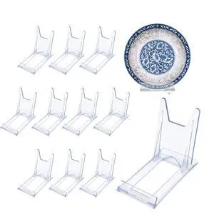 Acrylic Plate StandsPlate Stand Plastic Stand Adjustable Decorative Plate Holder Plate Stand Decorative Stand for Display Pictures or Plate ,Home Office Supplies Festival Party Decoration(12 Pieces) Acrylic Plate StandsPlate Stand Plastic Stand Adjustable Decorative Plate Holder Plate Stand Decorative Stand for Display Pictures or Plate ,Home Office Supplies Festival Party Decoration(12 Pieces)