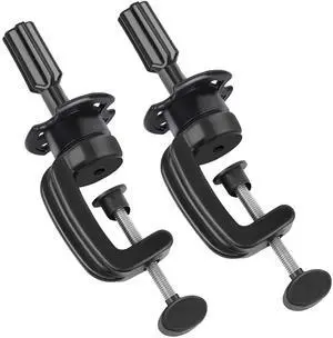 Wig Mannequin Head Stand, 2 Pack Cosmetology Manikin Stand Mannequin Head Holder Clamp Black Wig Stand Holder Wig Mannequin Head Stand, 2 Pack Cosmetology Manikin Stand Mannequin Head Holder Clamp Black Wig Stand Holder