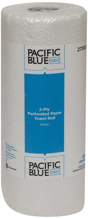 Pacific Blue Select 2-Ply Perforated Paper Towel Rolls by GP PRO, 27385, Sheet Roll Pacific Blue Select 2-Ply Perforated Paper Towel Rolls by GP PRO, 27385, Sheet Roll