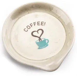 Coffee Spoon Rest, 3.5 Inch Ceramic Spoon Holder for Coffee Bar Accessories, Small Teaspoon Rest for Cafe Station Decor, Cute Farmhouse Cafe Bar Decor for Countertop, White Coffee Spoon Rest, 3.5 Inch Ceramic Spoon Holder for Coffee Bar Accessories, Small Teaspoon Rest for Cafe Station Decor, Cute Farmhouse Cafe Bar Decor for Countertop, White