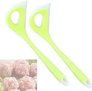 2 Pieces Meatball Maker, Scoop Ball Maker Non-Stick Meatball Maker Meat Baller Spoon, Fish Ball Spoon with Comfortable Practical Meatball Making Tool 2 Pieces Meatball Maker, Scoop Ball Maker Non-Stick Meatball Maker Meat Baller Spoon, Fish Ball Spoon with Comfortable Practical Meatball Making Tool