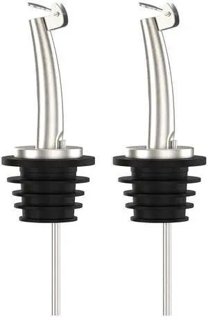2 Pcs Oil Spout Liquor Bottle Pourer Spouts 2 Pcs Oil Spout Liquor Bottle Pourer Spouts