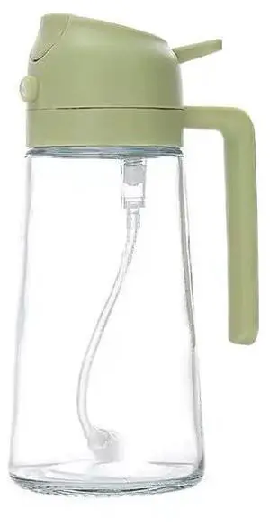 Oil Sprayer for Cooking 2 in 1 Glass Olive Oil Dispenser Bottle 470ml/16oz, Fine Mist & Pour Spout, Refillable, BPA Free, No Leak For Air Fryer, Salad, BBQ, Baking (green) Oil Sprayer for Cooking 2 in 1 Glass Olive Oil Dispenser Bottle 470ml/16oz, Fine Mist & Pour Spout, Refillable, BPA Free, No Leak For Air Fryer, Salad, BBQ, Baking (green)