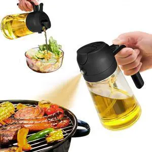 Oil Spray Bottle for Cooking16oz Glass Olive Oil Sprayer Oil Spray Bottle for Cooking16oz Glass Olive Oil Sprayer