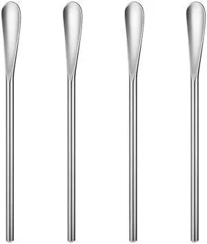 4PCS Stainless Steel Coffee Stirring Spoon, 5inch Coffee Stirrers Ice Tea Spoon, Beverage Cocktail Stirrers Stir, Tiny Salt Condiment Spoons, Drink Mixing Spoons 4PCS Stainless Steel Coffee Stirring Spoon, 5inch Coffee Stirrers Ice Tea Spoon, Beverage Cocktail Stirrers Stir, Tiny Salt Condiment Spoons, Drink Mixing Spoons