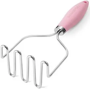 Potato Masher Stainless Steel, Mashed Potato Masher Kitchen Tool, Durable Mash Potatoes Masher, Soft Non-slip Handle, Kitchen Utensils, Kitchen Gadgets, Pink Potato Masher Stainless Steel, Mashed Potato Masher Kitchen Tool, Durable Mash Potatoes Masher, Soft Non-slip Handle, Kitchen Utensils, Kitchen Gadgets, Pink