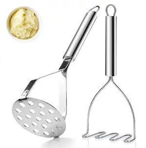 Potato Masher Stainless Steel 2pcs, Mashed Potato Masher Kitchen Tool, Durable Mash Potatoes Masher Kitchen Utensils, Kitchen Gadgets Easy to Clean Potato Masher Stainless Steel 2pcs, Mashed Potato Masher Kitchen Tool, Durable Mash Potatoes Masher Kitchen Utensils, Kitchen Gadgets Easy to Clean
