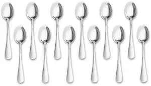 Demitasse Espresso Spoons,12-piece Mini Coffee Tiny Stainless Steel Spoons Bistro Small Spoons for Dessert, Tea, Appetizer(4.7Inch) Demitasse Espresso Spoons,12-piece Mini Coffee Tiny Stainless Steel Spoons Bistro Small Spoons for Dessert, Tea, Appetizer(4.7Inch)
