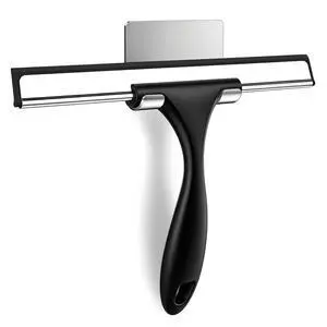 Squeegee for Shower Glass Door, 10 Inches, Black Grey Squeegee for Shower Glass Door, 10 Inches, Black Grey