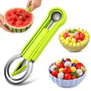 4 in 1 Melon Baller Scoop Set, Green 4 in 1 Melon Baller Scoop Set, Green