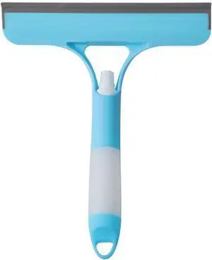 Shower Squeegee for Glass Doors All-Purpose Window Squeegee for Tile Shower Walls Mirror Bathroom Car Window Cleaning (Blue) Shower Squeegee for Glass Doors All-Purpose Window Squeegee for Tile Shower Walls Mirror Bathroom Car Window Cleaning (Blue)