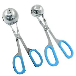Meatball Maker, 2Pcs, 1.38" + 1.89", Blue Meatball Maker, 2Pcs, 1.38" + 1.89", Blue