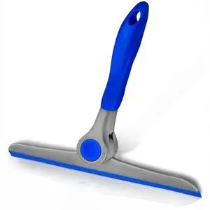 10" Heavy Duty Blue, Grey Window Cleaning Squeegee, Handheld Squeegee for Glass Doors, Windows, Car Windshields & More 10" Heavy Duty Blue, Grey Window Cleaning Squeegee, Handheld Squeegee for Glass Doors, Windows, Car Windshields & More