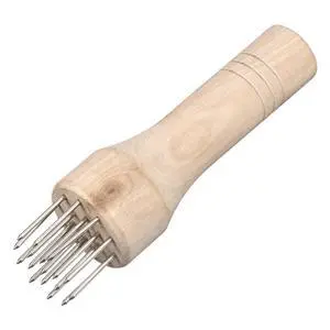 Stainless Steel Meat Tenderizer, Meat Mallet Needle Nails Kitchen Tools with Wooden Handle for Tenderizing Meats Steak Fish Chicken, White Stainless Steel Meat Tenderizer, Meat Mallet Needle Nails Kitchen Tools with Wooden Handle for Tenderizing Meats Steak Fish Chicken, White