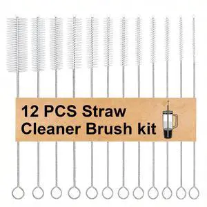 Straw Cleaner Brushes Sets for Stanley Mug,A Set of 12,Crevice Cleaning Brush Long Straw Brushfor Sippy Cup,Tumbler,Water Bottle Straw Cleaner Brushes Sets for Stanley Mug,A Set of 12,Crevice Cleaning Brush Long Straw Brushfor Sippy Cup,Tumbler,Water Bottle