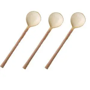 Ceramic Small Coffee Spoon 4.5inch Retro Small Porcelain Spoon Mini Teaspoons For Coffee Sugar Dessert Cute Tableware Pack of 3 Ceramic Small Coffee Spoon 4.5inch Retro Small Porcelain Spoon Mini Teaspoons For Coffee Sugar Dessert Cute Tableware Pack of 3