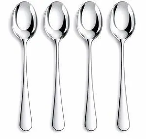 6 Pieces Heavy Duty Teaspoons Set,6.8" Tea Spoons Silverware,Food Grade Stainless Steel teaspoons,Small Spoons for Home, Kitchen, Restaurant,Mirror Polished and Dishwasher Safe 6 Pieces Heavy Duty Teaspoons Set,6.8" Tea Spoons Silverware,Food Grade Stainless Steel teaspoons,Small Spoons for Home, Kitchen, Restaurant,Mirror Polished and Dishwasher Safe
