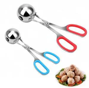Meatball Maker 2 Pack 1.38" & 1.89" Nonstick Meat Baller Tongs Meatball Maker 2 Pack 1.38" & 1.89" Nonstick Meat Baller Tongs