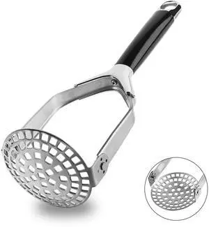 Heavy Duty Stainless Steel Potato Masher, Folding Masher Kitchen Tool & Food Masher/Potato Smasher, Perfect for Avocado, Bean, Vegetable, Fruits, Baby Food, Meat Heavy Duty Stainless Steel Potato Masher, Folding Masher Kitchen Tool & Food Masher/Potato Smasher, Perfect for Avocado, Bean, Vegetable, Fruits, Baby Food, Meat