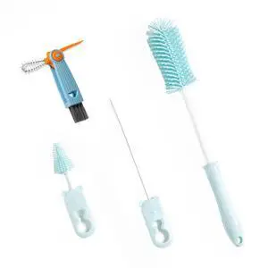 Silicone Bottle Cleaner Brush,13.4in Long Handle Water Cup Bottles Cleaner Silicone Bottle Cleaner Brush,13.4in Long Handle Water Cup Bottles Cleaner