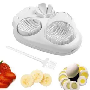 2 Pcs 3 In 1 Egg Slicer,Egg Slicer For Hard Boiled Eggs,Stainless Steel Strawberry Slicer,Egg Cutter,Egg Opener For Hard Boiled Eggs,3 Slice Modes For Strawberry, Mushroom, Grape, Cherry Tomato 2 Pcs 3 In 1 Egg Slicer,Egg Slicer For Hard Boiled Eggs,Stainless Steel Strawberry Slicer,Egg Cutter,Egg Opener For Hard Boiled Eggs,3 Slice Modes For Strawberry, Mushroom, Grape, Cherry Tomato