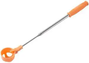 Egg Grabber for Chicken Eggs - Extendable Stainless Steel Egg Picker Tool with Non-Slip Handle, Long Reach Egg Lifter for Collecting Fresh Eggs from Coop, Poultry Nest, and Farm Use Egg Grabber for Chicken Eggs - Extendable Stainless Steel Egg Picker Tool with Non-Slip Handle, Long Reach Egg Lifter for Collecting Fresh Eggs from Coop, Poultry Nest, and Farm Use