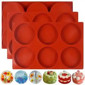 4Inch Round Silicone Mold for Baking, 3Pcs Silicone Muffin Top Pans for Baking Muffin Top, Whoopie Pie, Sandwiches, Hamburger (3Pcs(0.78Inch Deep)) 4Inch Round Silicone Mold for Baking, 3Pcs Silicone Muffin Top Pans for Baking Muffin Top, Whoopie Pie, Sandwiches, Hamburger (3Pcs(0.78Inch Deep))
