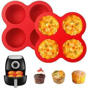 Air Fryer Silicone Egg Molds Silicone Egg Bite Molds Air Fryer Muffin Pan Air Fryer Silicone Egg Molds Silicone Egg Bite Molds Air Fryer Muffin Pan