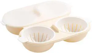 Microwave Egg Poacher4 Cavity Eggs Microwave Egg Cooker with Lid, Effortless to Cook and Clean, Perfect for Making Poached Eggs,Dishwasher Safe Double Layer Microwave Boiled Eggs Microwave Egg Poacher4 Cavity Eggs Microwave Egg Cooker with Lid, Effortless to Cook and Clean, Perfect for Making Poached Eggs,Dishwasher Safe Double Layer Microwave Boiled Eggs