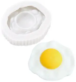 Fried Egg Silicone Mold, 3D Food Silicone Mold, Simulation Egg Chocolate Mold, Artificial Food Molds for Cake Topper, Cupcake Decorating Tools Fried Egg Silicone Mold, 3D Food Silicone Mold, Simulation Egg Chocolate Mold, Artificial Food Molds for Cake Topper, Cupcake Decorating Tools