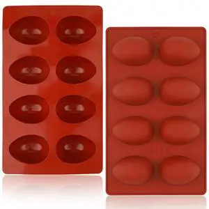 8-Cavity Easter Egg Shape Silicone Molds 2PCS, Food Grade 3D Silicone Easter Egg Molds for DIY Cake, Chocolate, Candy, Jello, Pastry, Muffin, Bread, Ice Cube, Soap Making, Baking Supplies 8-Cavity Easter Egg Shape Silicone Molds 2PCS, Food Grade 3D Silicone Easter Egg Molds for DIY Cake, Chocolate, Candy, Jello, Pastry, Muffin, Bread, Ice Cube, Soap Making, Baking Supplies