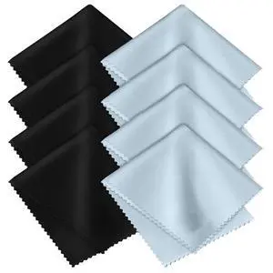 8-Pack Premium Microfiber Cleaning Cloths -Ultra-Soft, Streak-Free, lint-Free, Suitable for Glasses, Screens, Cameras, Mobile Phones,General Soft High-Quality Polishing Cloth and televisions 8-Pack Premium Microfiber Cleaning Cloths -Ultra-Soft, Streak-Free, lint-Free, Suitable for Glasses, Screens, Cameras, Mobile Phones,General Soft High-Quality Polishing Cloth and televisions