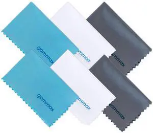 6 Pack 6" X 7" Microfiber Cleaning Cloth for Lens, Eyeglasses, Smartphones, Cameras Electronics, and Delicate Surfaces. Lint-Free, Soft and Dry Surface Cleaner Wipe Cloth 6 Pack 6" X 7" Microfiber Cleaning Cloth for Lens, Eyeglasses, Smartphones, Cameras Electronics, and Delicate Surfaces. Lint-Free, Soft and Dry Surface Cleaner Wipe Cloth