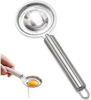 Egg Separator,Stainless Steel Egg Yolk White Separation Tool Egg Separator,Stainless Steel Egg Yolk White Separation Tool
