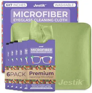 Microfiber Lens Cleaning Cloth - Eyeglass Lens Cleaner | Glasses Cleaning Cloths | Japanese Wipes for Eyeglasses, Camera, Headset, Screens & More | Pack of 6 (Black & Olive Green) Microfiber Lens Cleaning Cloth - Eyeglass Lens Cleaner | Glasses Cleaning Cloths | Japanese Wipes for Eyeglasses, Camera, Headset, Screens & More | Pack of 6 (Black & Olive Green)