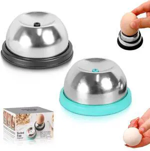2Pcs Stainless Steel Egg Piercer Tool for Hard Boiled Eggs (Blue+Black) 2Pcs Stainless Steel Egg Piercer Tool for Hard Boiled Eggs (Blue+Black)