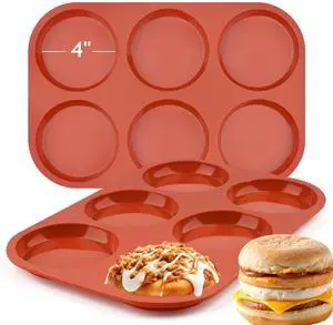 Jumbo Size Silicone Egg Mold, 4 Inch, 2 Pack Jumbo Size Silicone Egg Mold, 4 Inch, 2 Pack