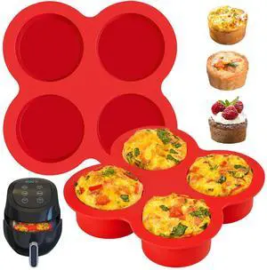 Air Fryer Egg Mold, 2 Pack, 4 Cups Air Fryer Egg Mold, 2 Pack, 4 Cups