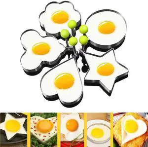 5 Pcs Pancake Molds for Griddle, Stainless Steel egg poacher, Egg Shaper Pancake Maker with Handle, Frying Cooking Kitchen Tool Gadget Rings, Multiple Fun Shapes Perfect for Breakfast Cooking 5 Pcs Pancake Molds for Griddle, Stainless Steel egg poacher, Egg Shaper Pancake Maker with Handle, Frying Cooking Kitchen Tool Gadget Rings, Multiple Fun Shapes Perfect for Breakfast Cooking