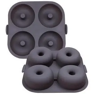 Silicone Donut Pan for Baking, 4-Cavity Mold Silicone Donut Pan for Baking, 4-Cavity Mold