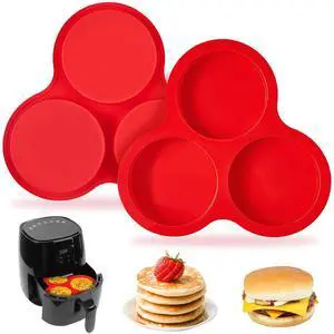 Air Fryer Muffin Top Pans, 2 Pack, 6 Cups Air Fryer Muffin Top Pans, 2 Pack, 6 Cups