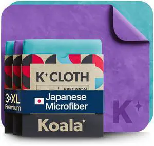 Koala Lens Cleaning Cloth | Japanese Microfiber | Blue & Purple (Pack of 3) Koala Lens Cleaning Cloth | Japanese Microfiber | Blue & Purple (Pack of 3)