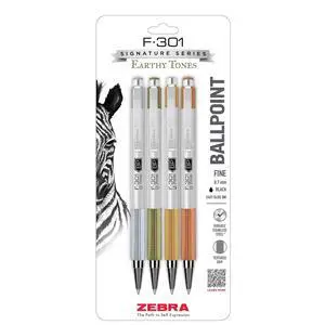 F-301 Signature Series Ballpoint Pen, Black, 0.7mm, 4-Pk (27304) F-301 Signature Series Ballpoint Pen, Black, 0.7mm, 4-Pk (27304)