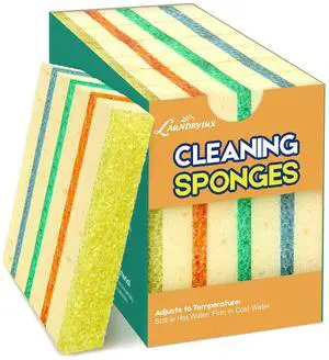 4 Pack Scrub Sponge - Temperature-Responsive 4 Pack Scrub Sponge - Temperature-Responsive
