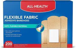 Fabric Adhesive Bandages, Assorted Sizes, 200 Count Fabric Adhesive Bandages, Assorted Sizes, 200 Count