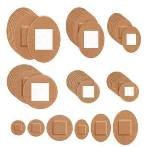 120pcs Round & Oval Bandages for Face, Elastic Fabric Flexible Adhesive Spot Small Dot Skin Friendly for Nose Hands & Delicate Wounds(6 Sizes) 120pcs Round & Oval Bandages for Face, Elastic Fabric Flexible Adhesive Spot Small Dot Skin Friendly for Nose Hands & Delicate Wounds(6 Sizes)