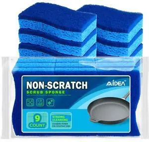 Sponges Kitchen, 9Count, Dish Sponges, Non-Scratch Scrub Sponge Sponges Kitchen, 9Count, Dish Sponges, Non-Scratch Scrub Sponge