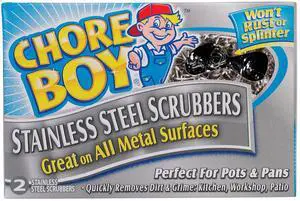 2 Count Stainless Steel Scrubbers 2 Count Stainless Steel Scrubbers